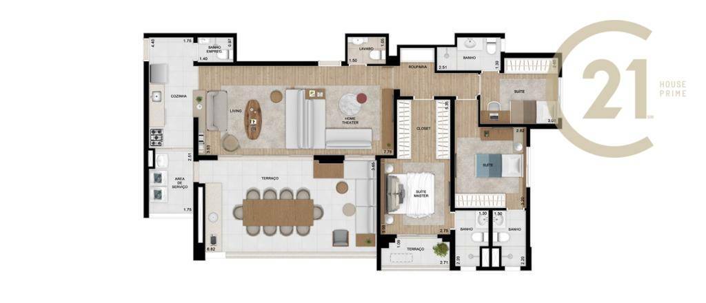 Apartamento à venda com 2 quartos, 105m² - Foto 46