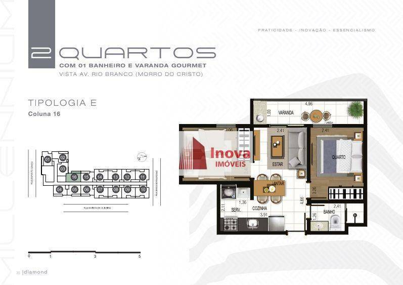 Apartamento à venda com 2 quartos, 49m² - Foto 8