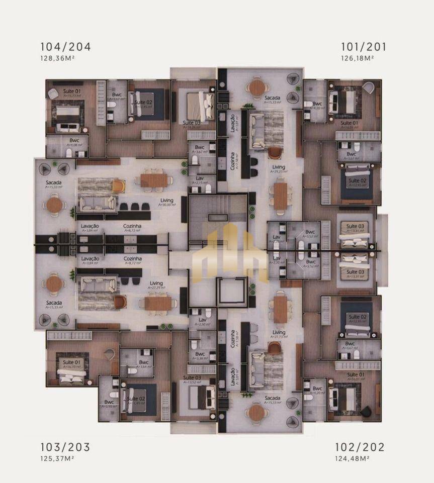 Cobertura à venda com 3 quartos, 256m² - Foto 14
