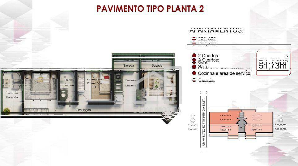 Apartamento à venda com 2 quartos, 47m² - Foto 7