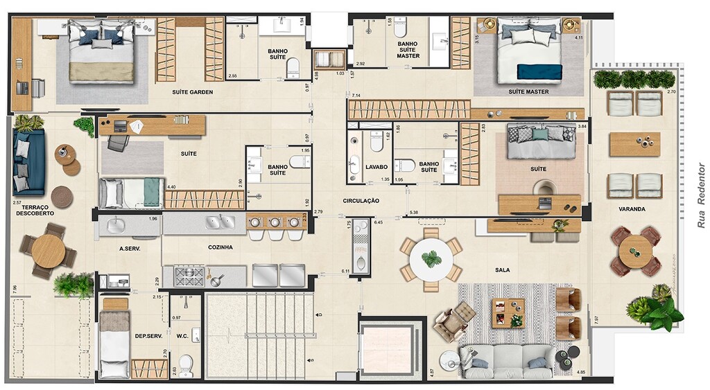 Apartamento à venda com 4 quartos, 19558m² - Foto 9