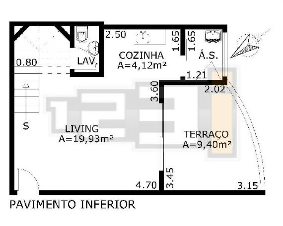 Apartamento à venda com 1 quarto, 65m² - Foto 9