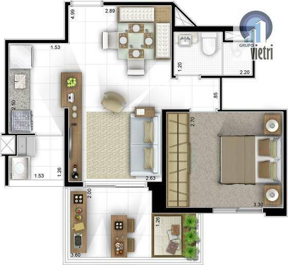 Apartamento à venda com 2 quartos, 76m² - Foto 17