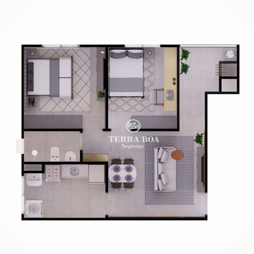 Apartamento à venda com 2 quartos, 49m² - Foto 25