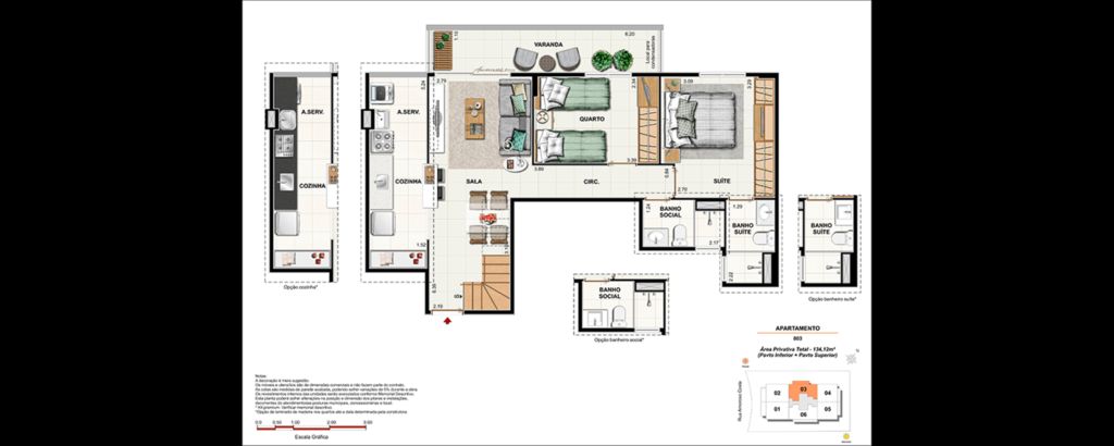 Apartamento à venda com 2 quartos, 67m² - Foto 24