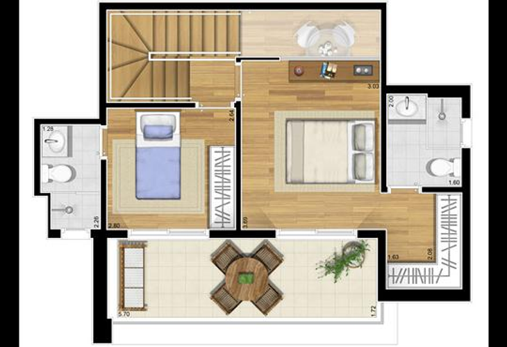 Apartamento à venda com 2 quartos, 70m² - Foto 7