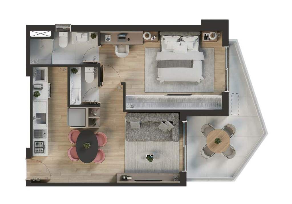 Apartamento à venda com 2 quartos, 164m² - Foto 26