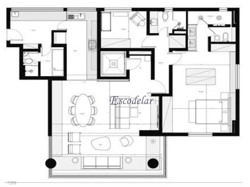 Apartamento à venda com 2 quartos, 157m² - Foto 20