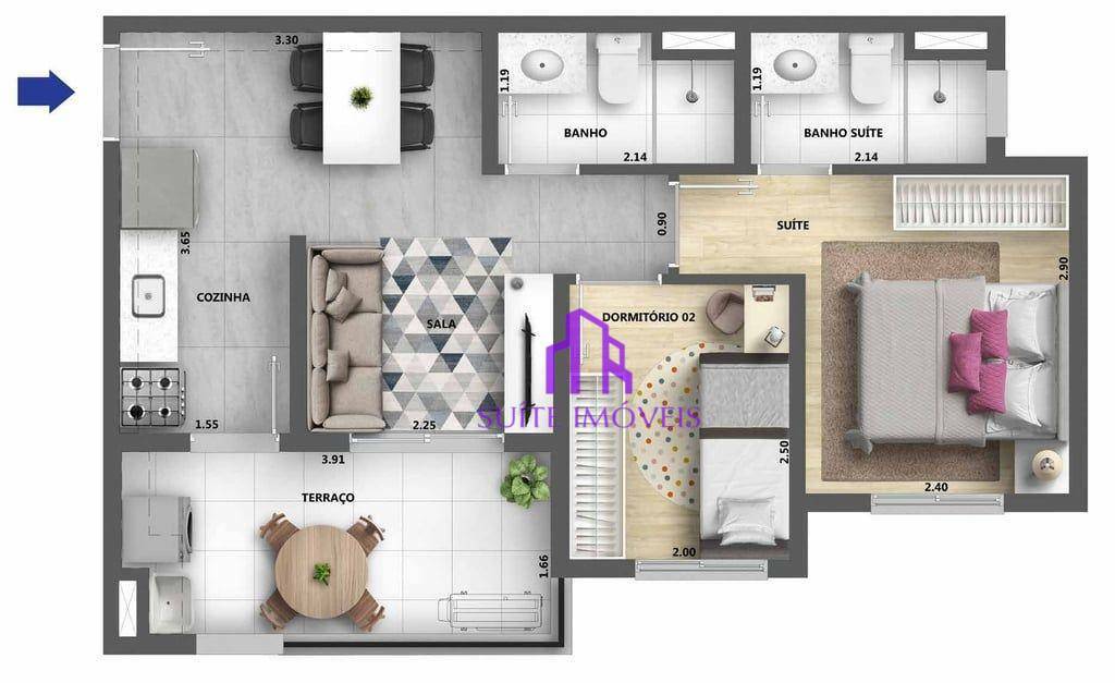 Apartamento à venda com 1 quarto, 34m² - Foto 22