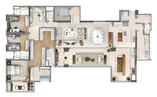 Apartamento à venda com 4 quartos, 250m² - Foto 19