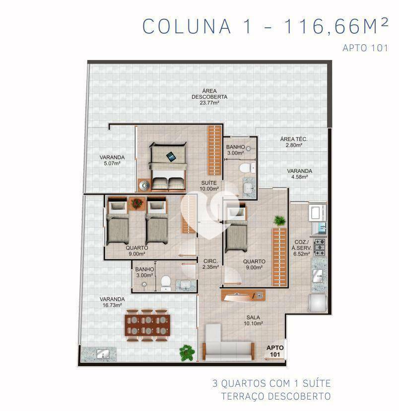 Apartamento à venda com 2 quartos, 69m² - Foto 14