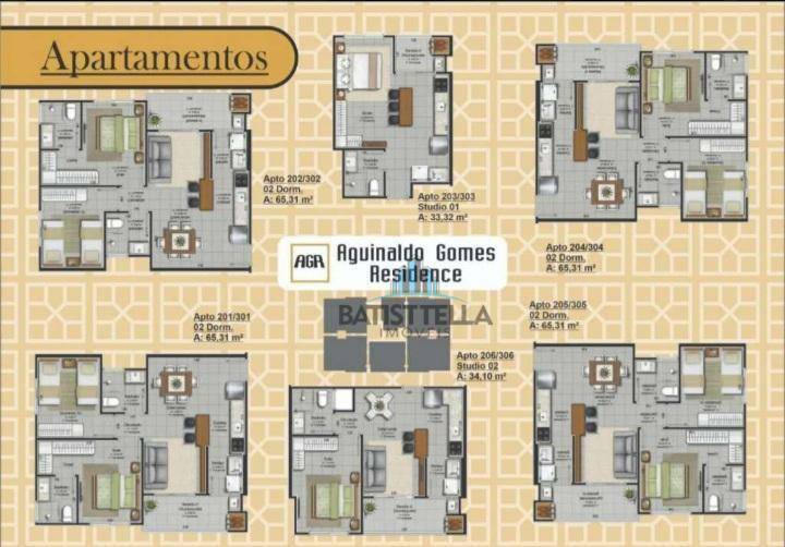 Apartamento à venda com 2 quartos, 65m² - Foto 4