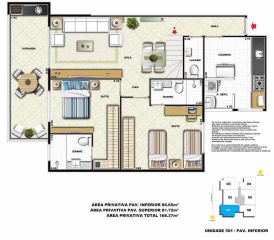 Apartamento à venda com 2 quartos, 81m² - Foto 33