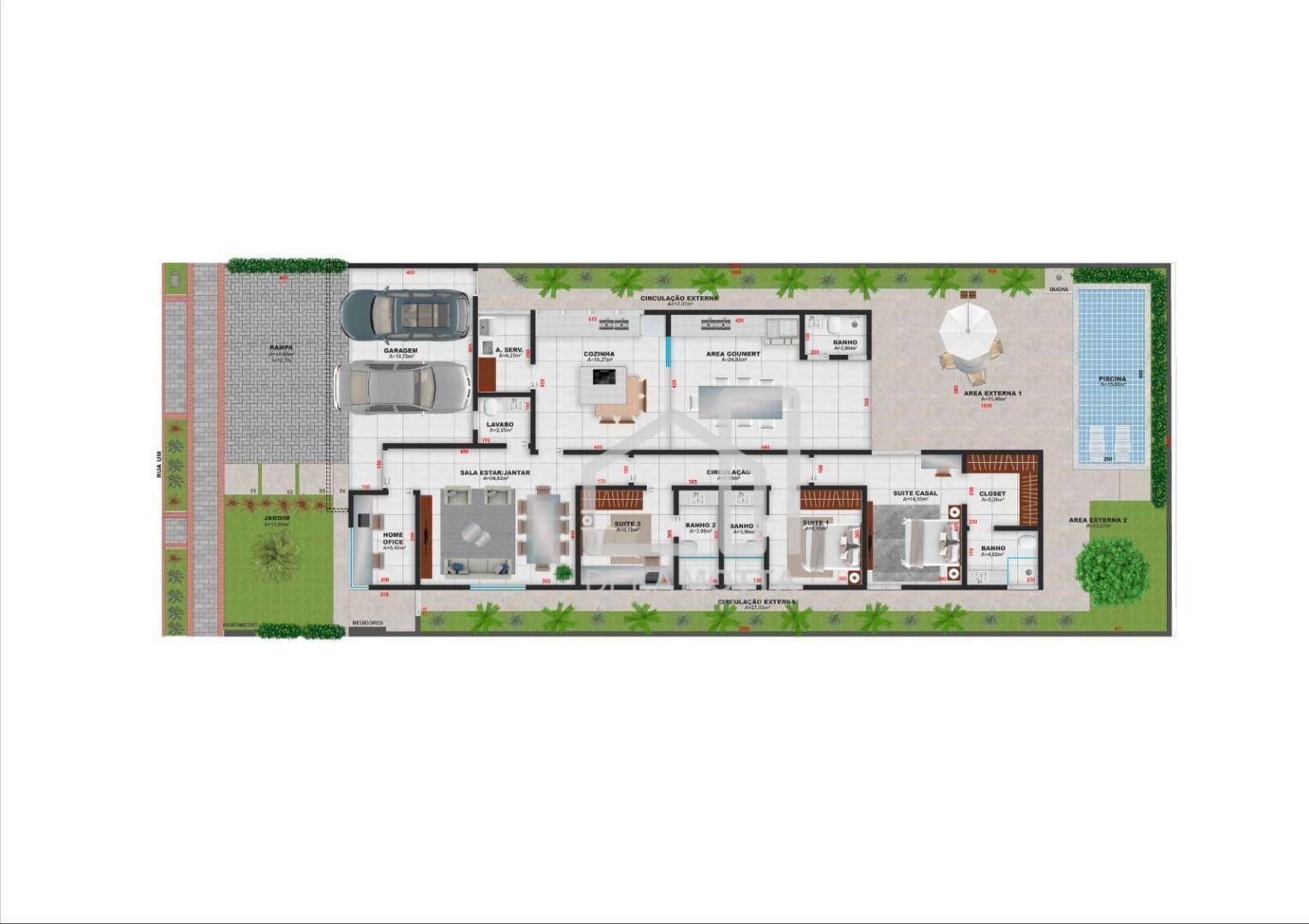 Casa à venda com 3 quartos, 185m² - Foto 3