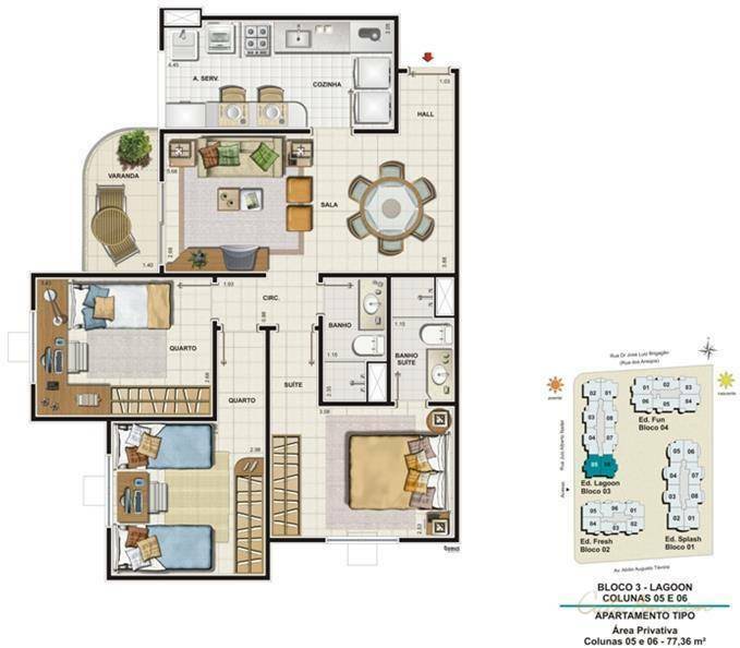 Apartamento à venda com 2 quartos, 68m² - Foto 22