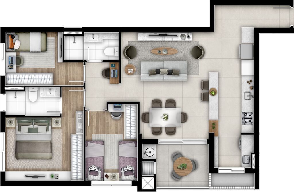 Apartamento à venda com 2 quartos, 191m² - Foto 29