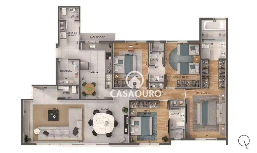 Apartamento à venda com 4 quartos, 156m² - Foto 26