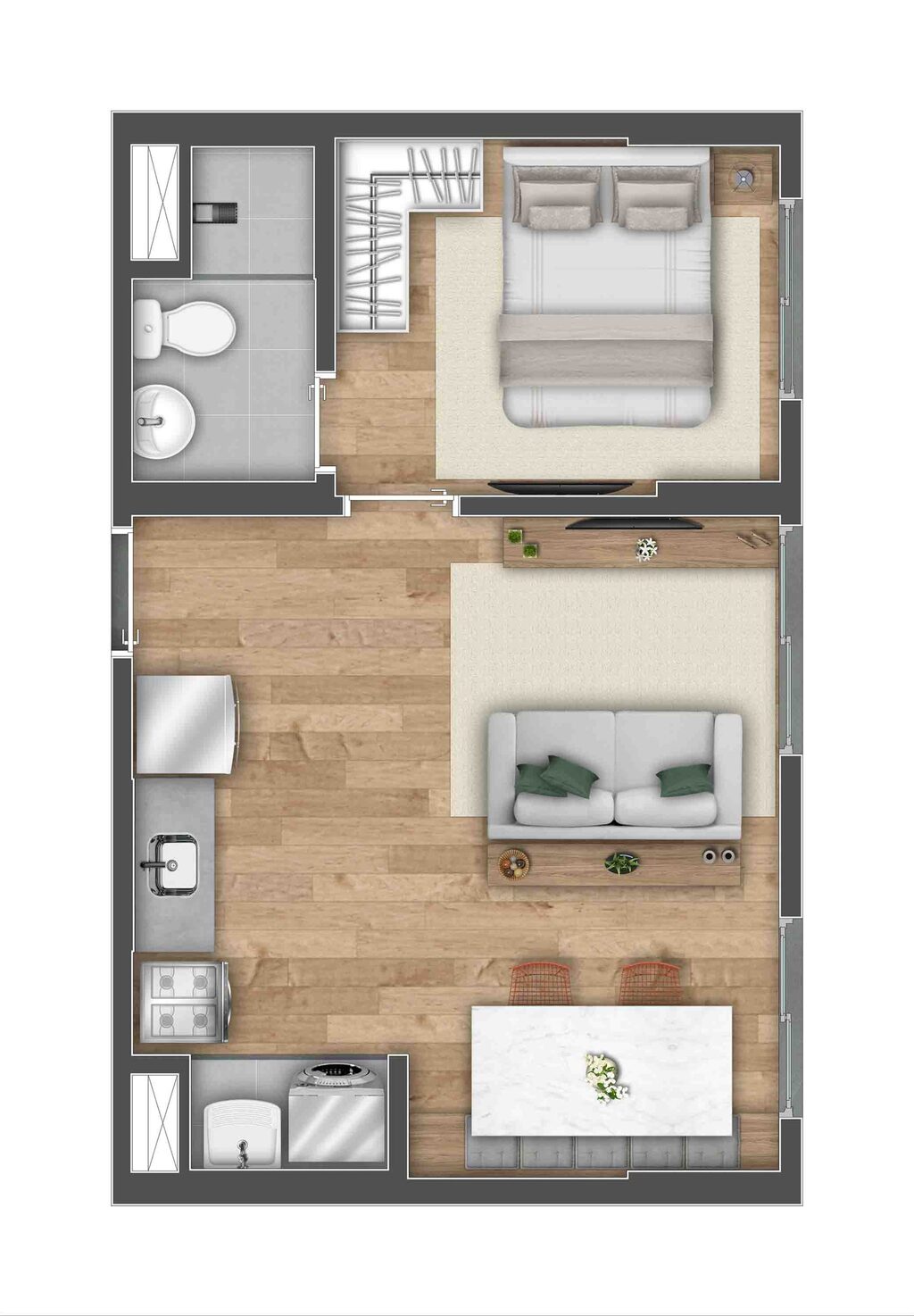 Apartamento à venda com 2 quartos, 605m² - Foto 16