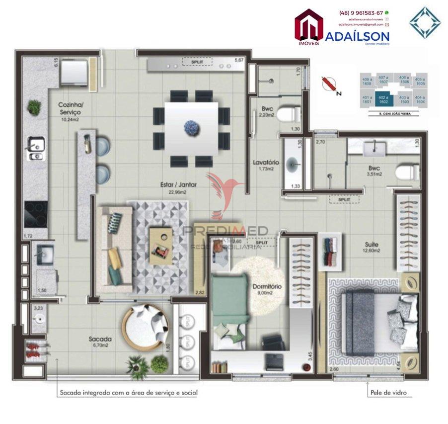 Apartamento à venda com 2 quartos, 80m² - Foto 16