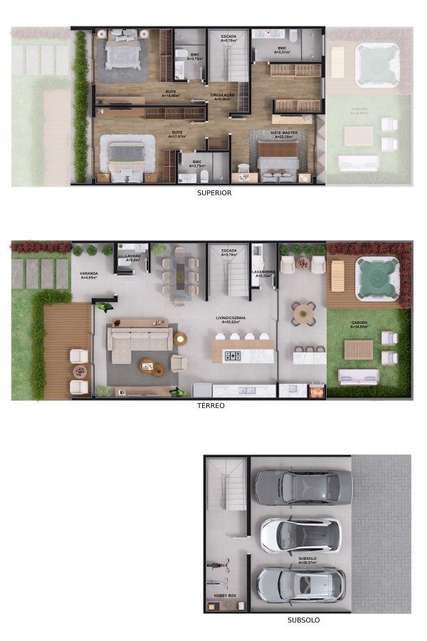 Casa de Condomínio à venda com 3 quartos, 279m² - Foto 12