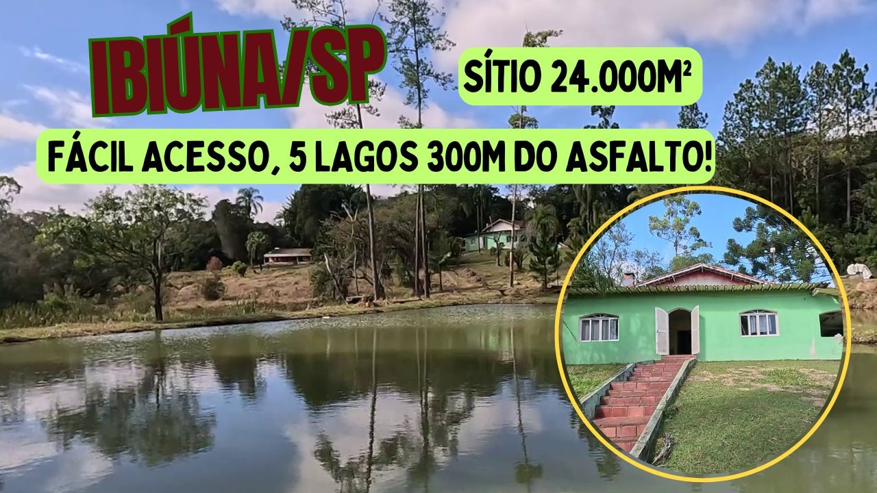 Sítio à venda com 3 quartos, 24000m² - Foto 1