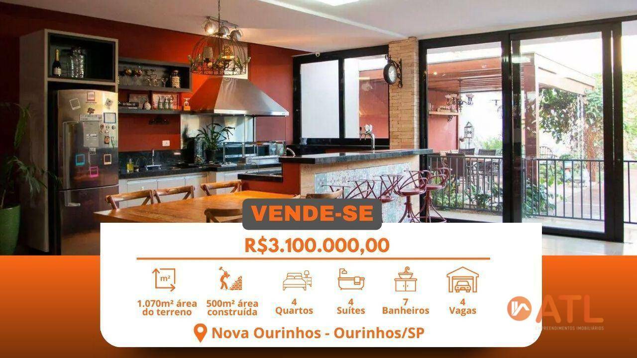 Casa à venda com 4 quartos, 500m² - Foto 1