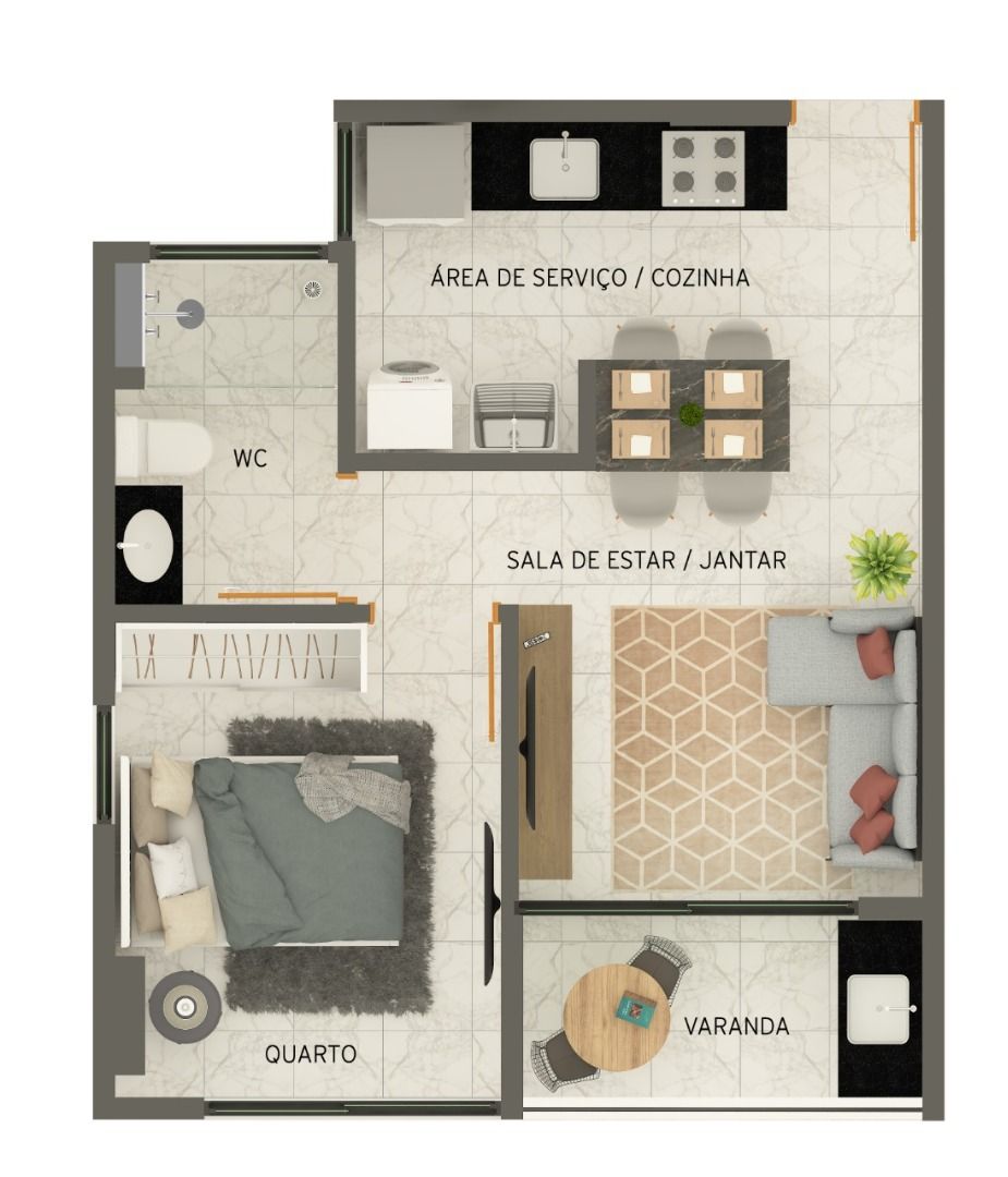 Apartamento à venda com 2 quartos, 53m² - Foto 25