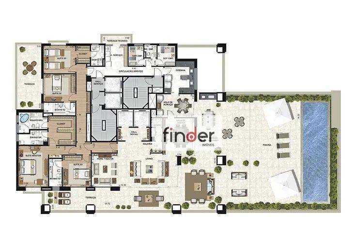 Apartamento à venda e aluguel com 4 quartos, 473m² - Foto 38