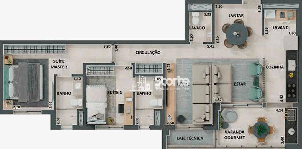 Apartamento à venda com 3 quartos, 95m² - Foto 23