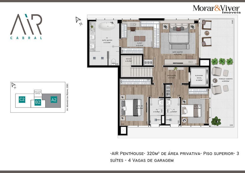 Apartamento à venda com 3 quartos, 190m² - Foto 24