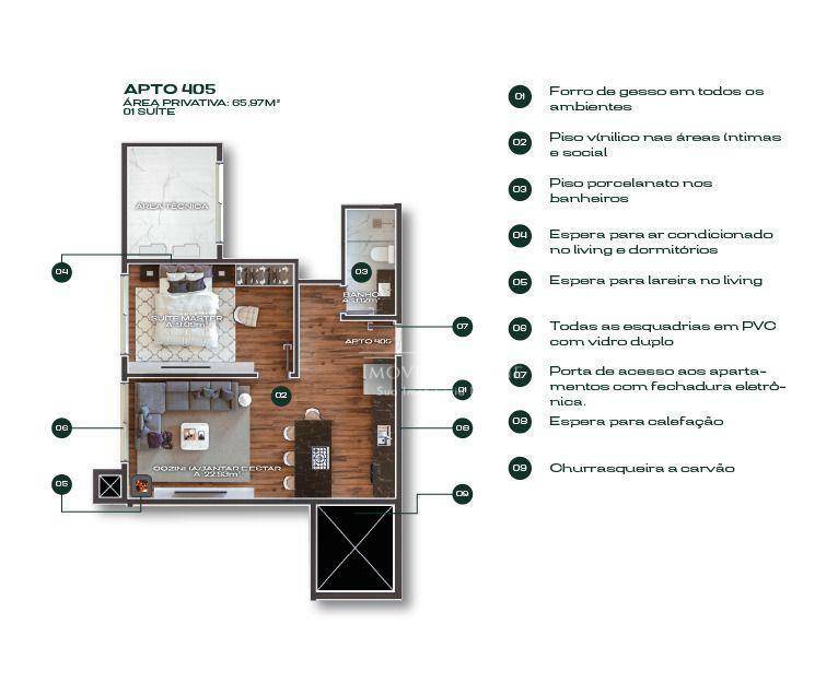 Apartamento à venda com 2 quartos, 73m² - Foto 31