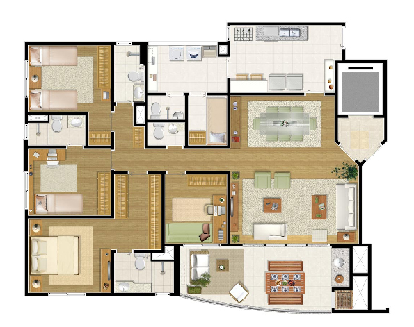 Apartamento à venda com 3 quartos, 118m² - Foto 9