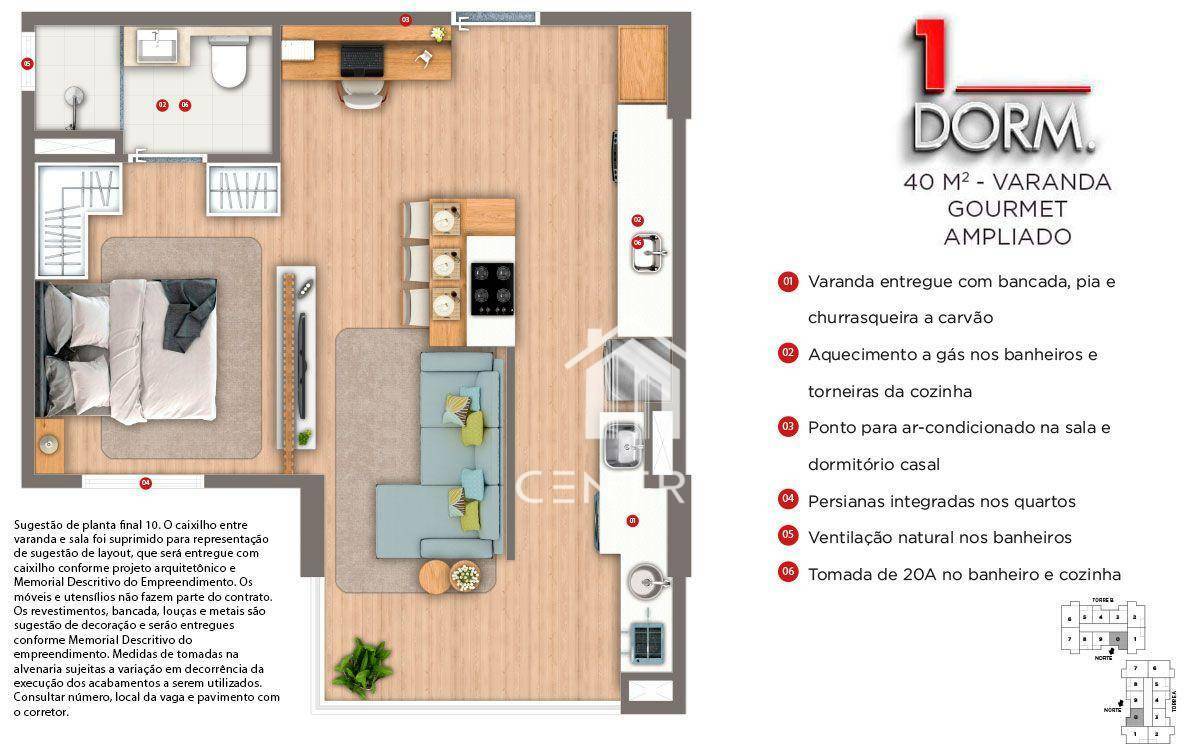 Apartamento à venda com 2 quartos, 61m² - Foto 44