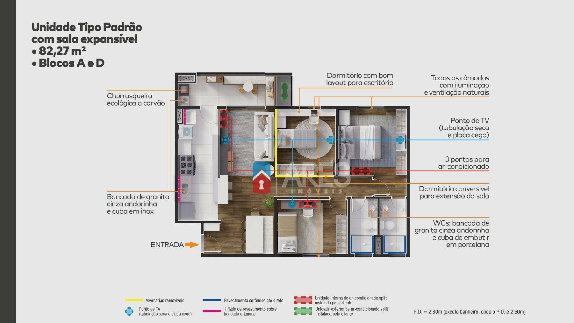 Apartamento à venda com 3 quartos, 82m² - Foto 32