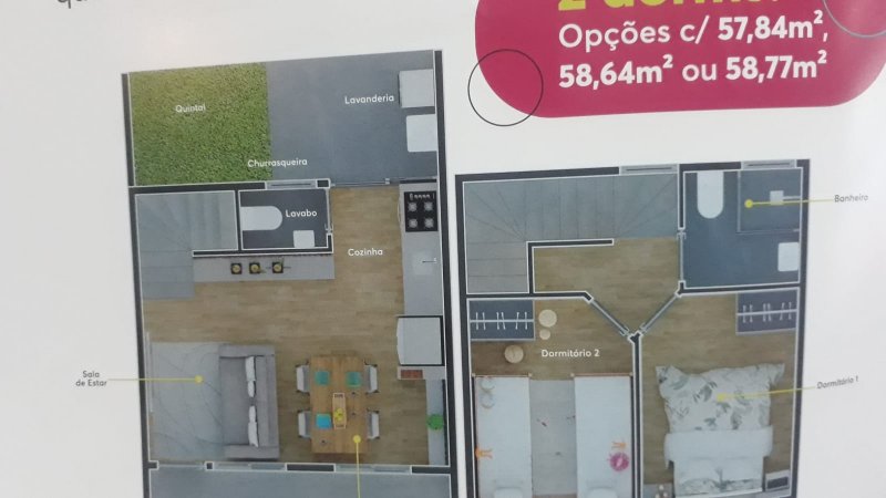 Sobrado à venda com 2 quartos, 59m² - Foto 4