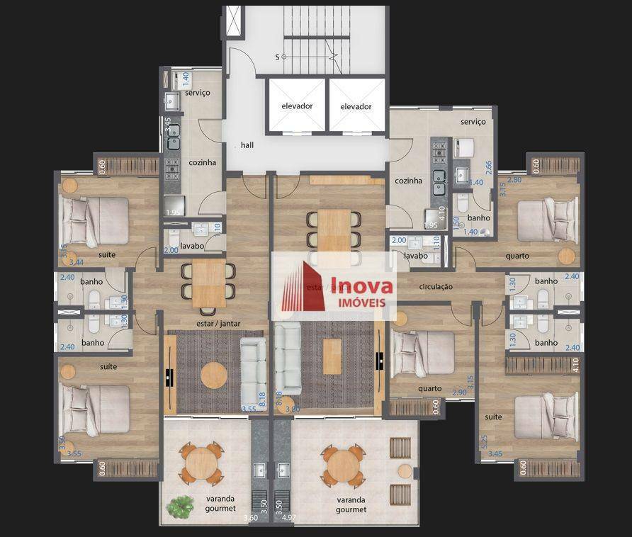 Apartamento à venda com 3 quartos, 120m² - Foto 36