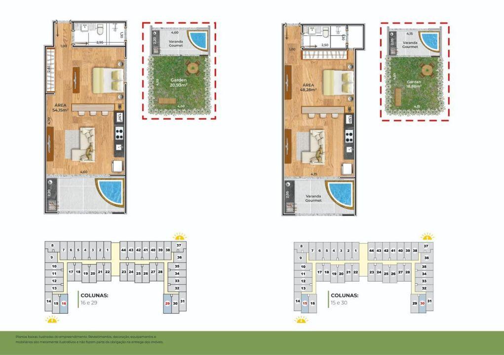 Flat/Apart Hotel à venda com 1 quarto, 46m² - Foto 8