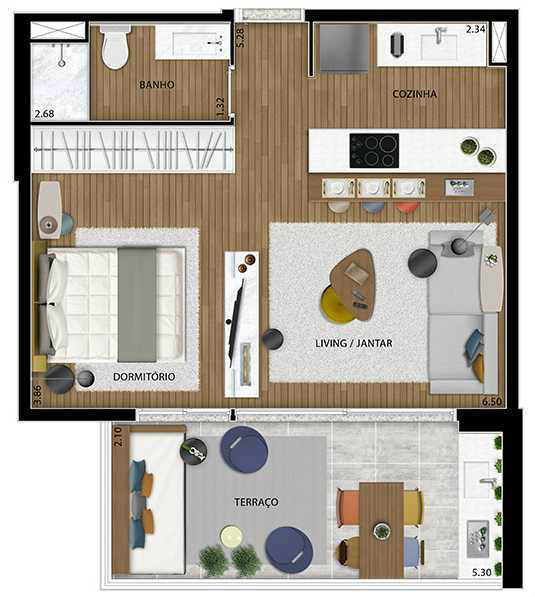 Apartamento à venda com 2 quartos, 72m² - Foto 17