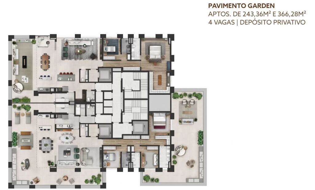 Apartamento à venda com 3 quartos, 192m² - Foto 11