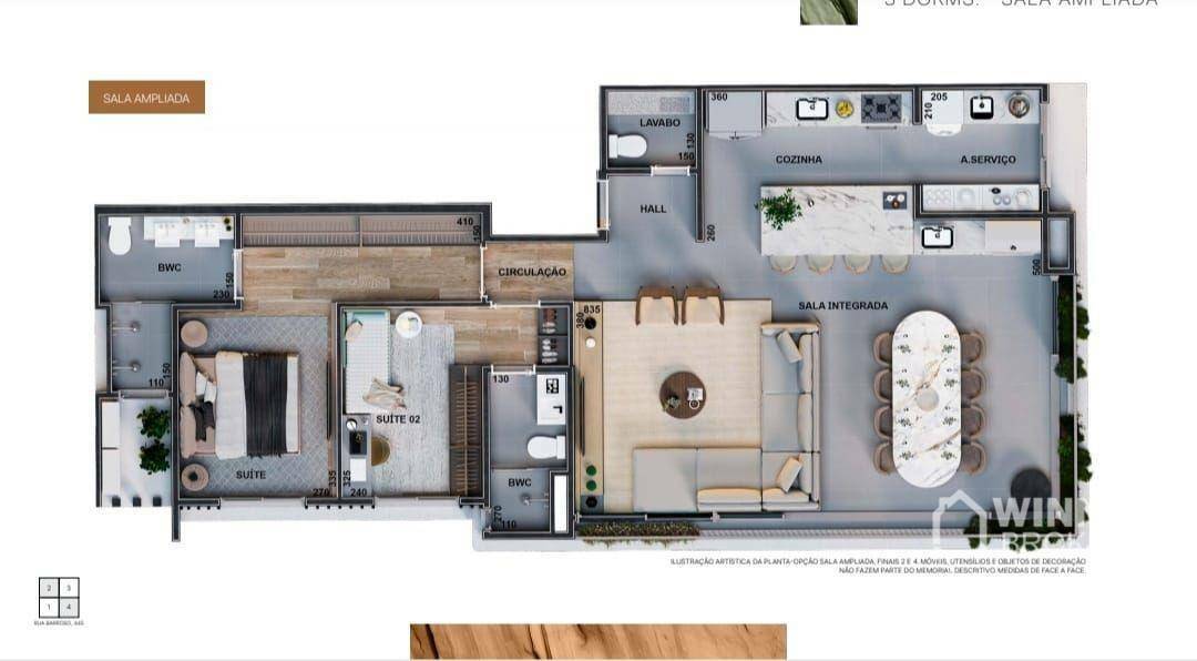 Apartamento à venda com 3 quartos, 105m² - Foto 23