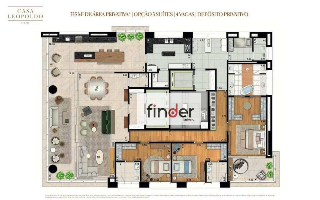 Apartamento à venda com 4 quartos, 335m² - Foto 11