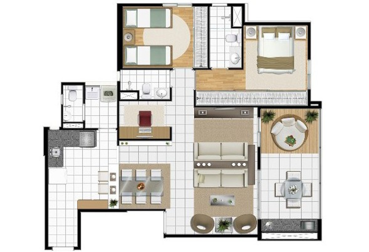 Apartamento à venda com 3 quartos, 89m² - Foto 6