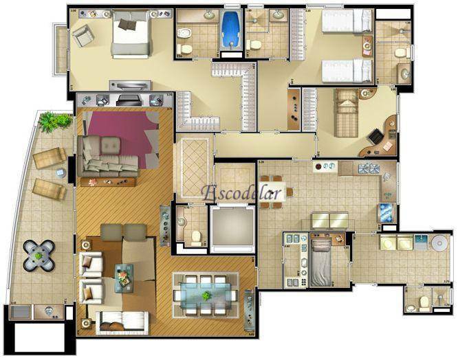 Apartamento à venda com 4 quartos, 174m² - Foto 25