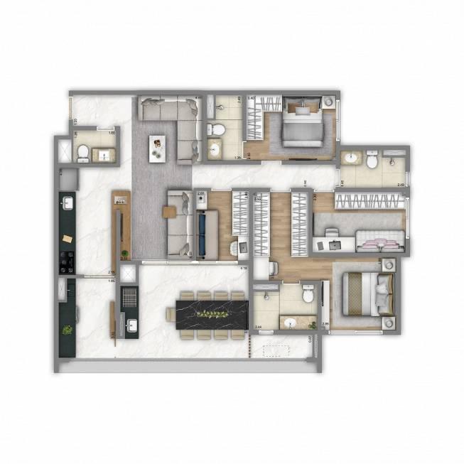 Apartamento à venda com 2 quartos, 67m² - Foto 17