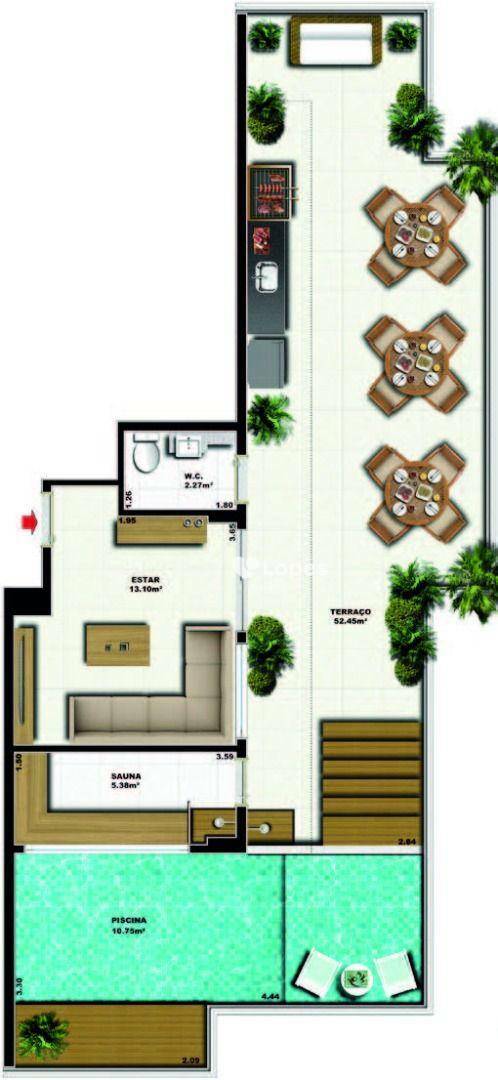 Cobertura à venda com 2 quartos, 136m² - Foto 17