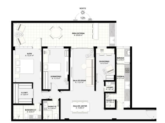 Apartamento à venda com 2 quartos, 143m² - Foto 44