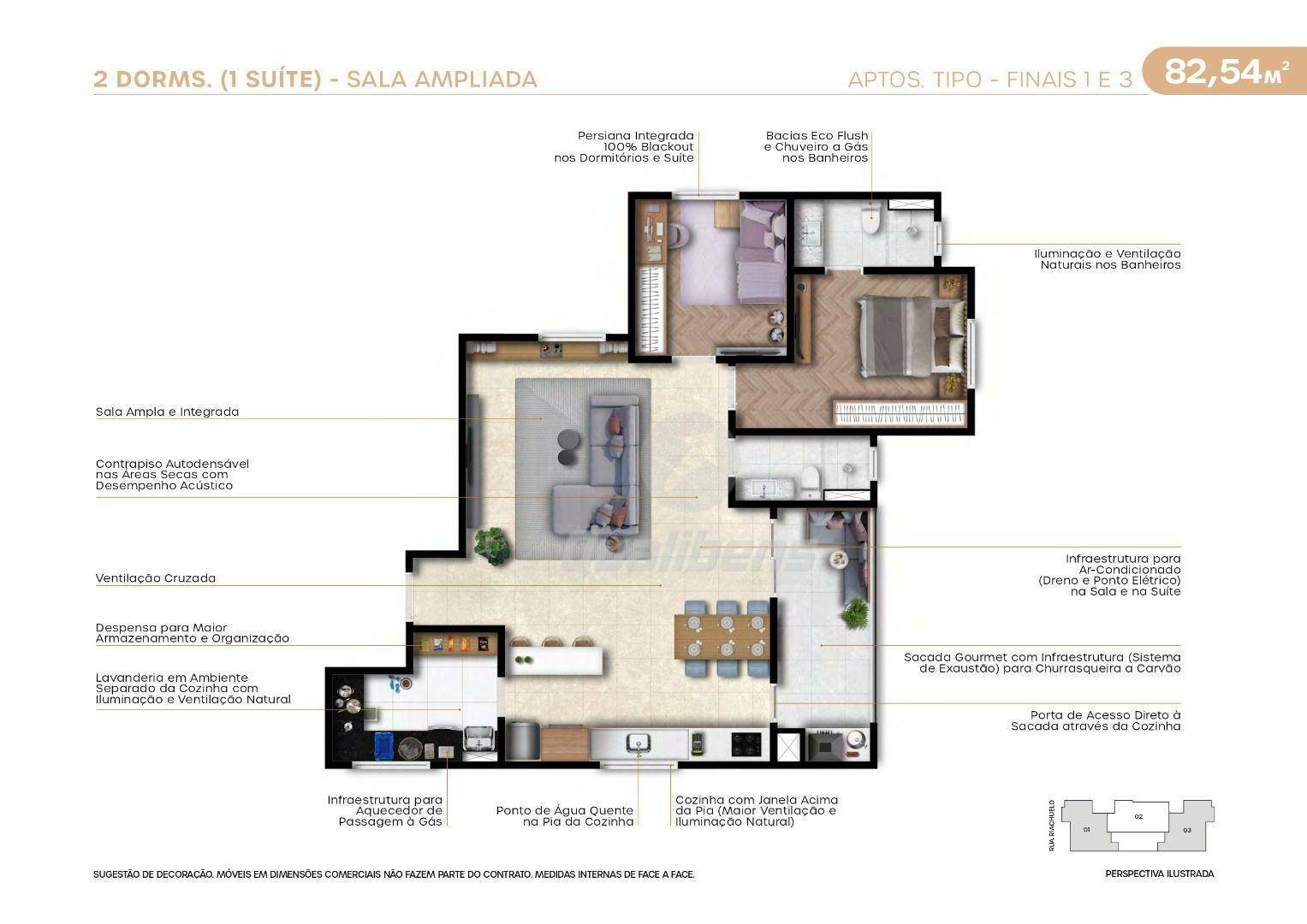 Apartamento à venda com 3 quartos, 75m² - Foto 20