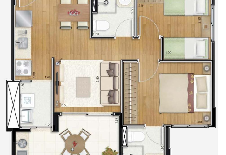 Apartamento à venda com 1 quarto, 36m² - Foto 16