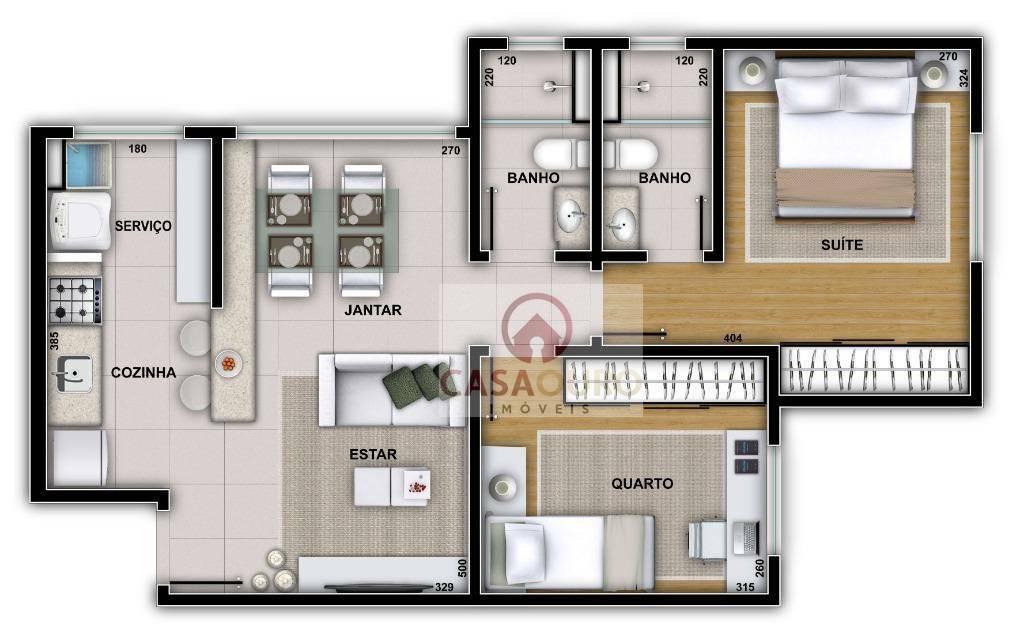 Apartamento à venda com 3 quartos, 67m² - Foto 20