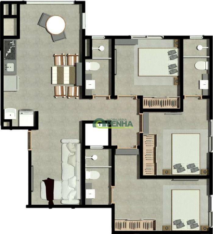 Apartamento à venda com 2 quartos, 64m² - Foto 9